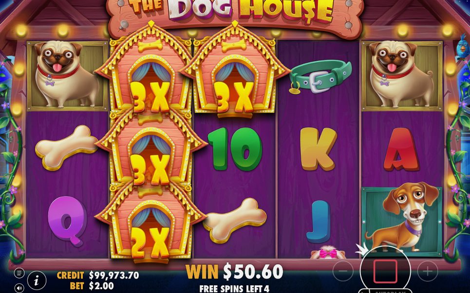 Free Spins-läget från spelets huvudvy